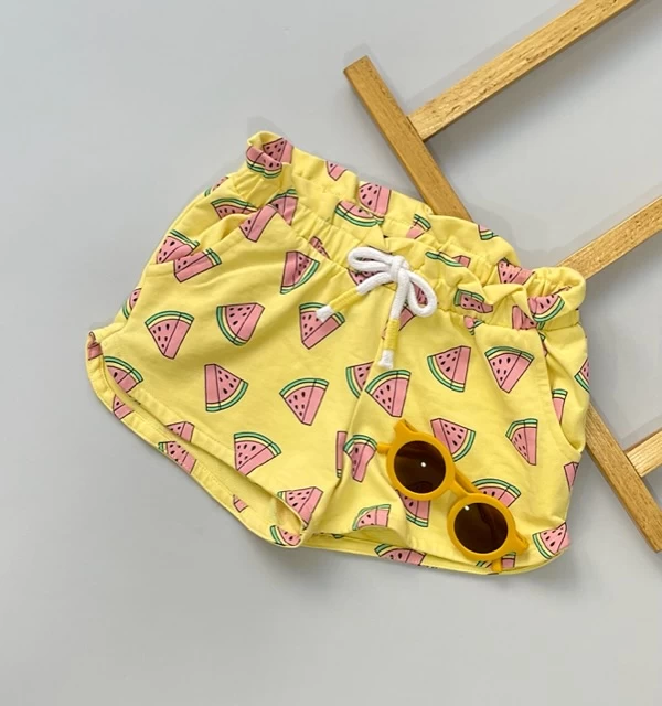 شورتک دخترانه طرح هندوانه کد45