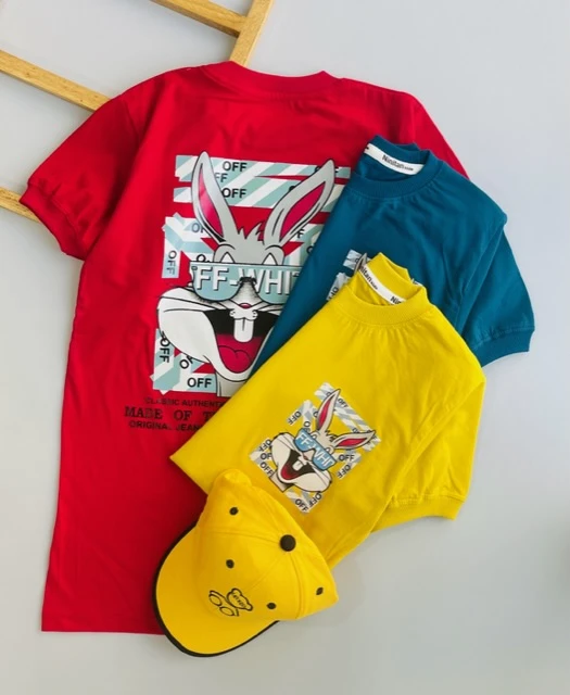 تیشرت طرح خرکوش کد 89