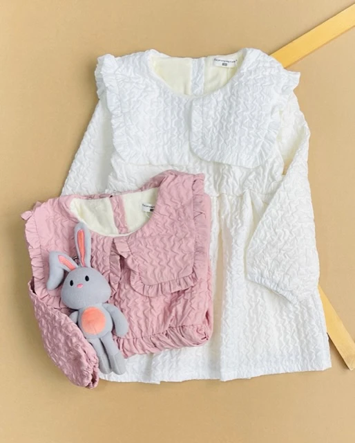 پیراهن پفکی کرک دار کد 87